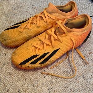 adidas Orange and Black Athletic Shoes